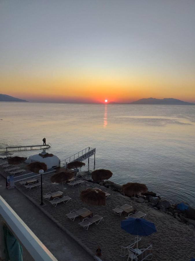 Ladikos Beach Hotel Kardamena  Bagian luar foto